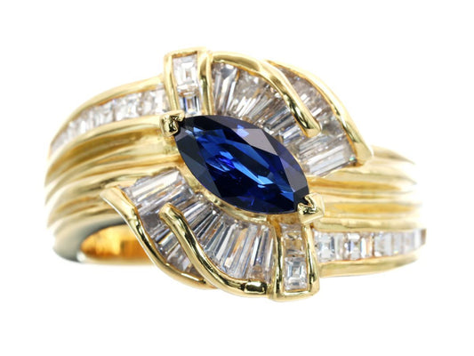 S0.68ct D1.06ct K18 8.5g Ring 