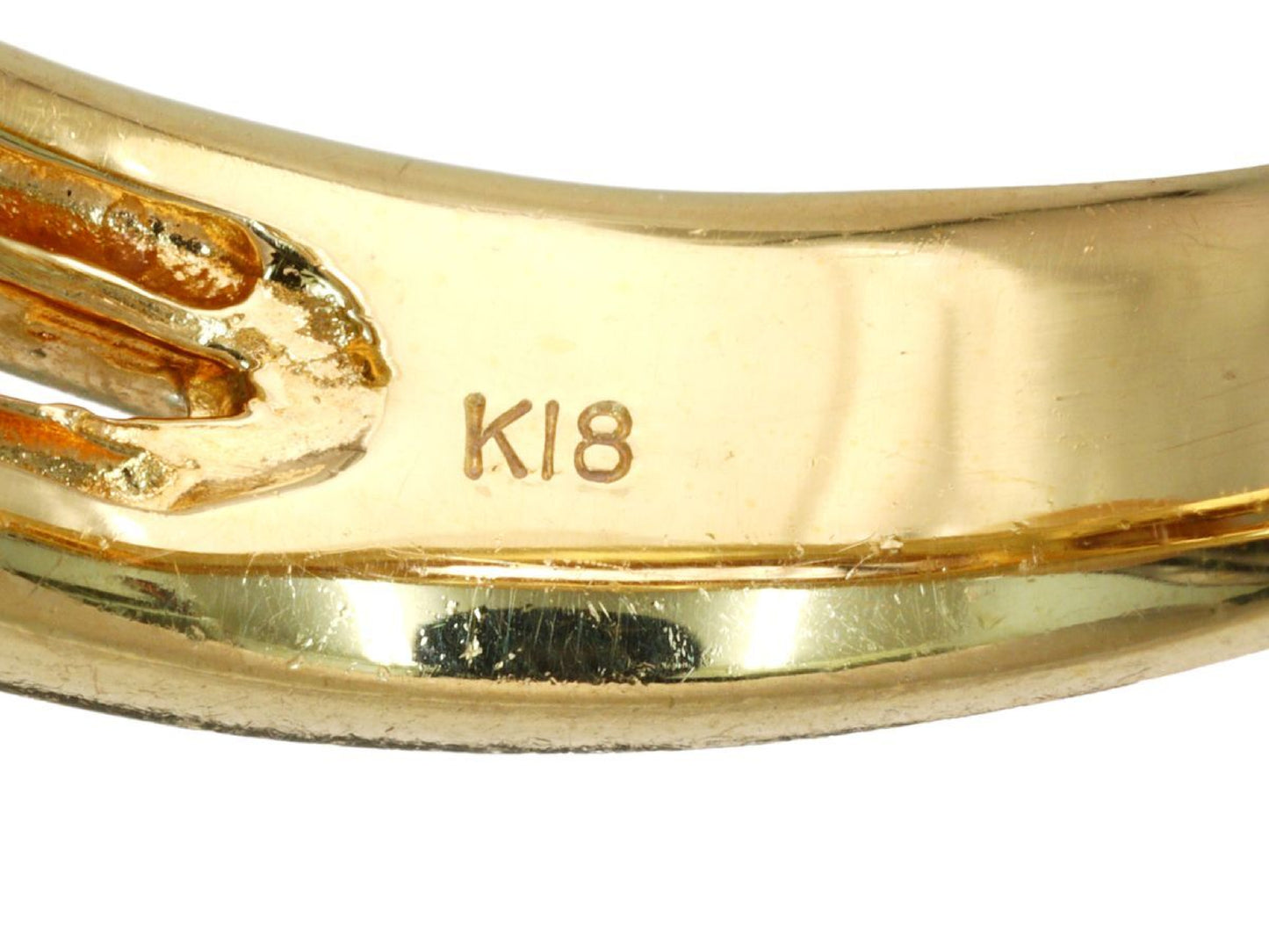 South Sea Pearl, Diameter: Approx. 12.8mm, D0.21ct, 18K Gold, 11.0g, Ring 