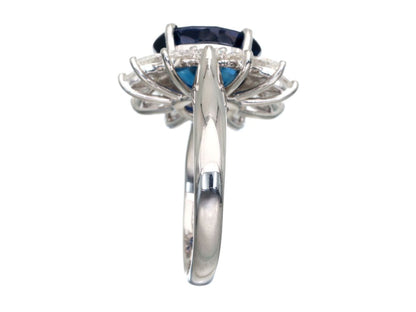 S4.20ct D1.22ct Pt900 8.5g Ring 