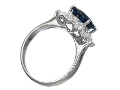S4.20ct D1.22ct Pt900 8.5g Ring 