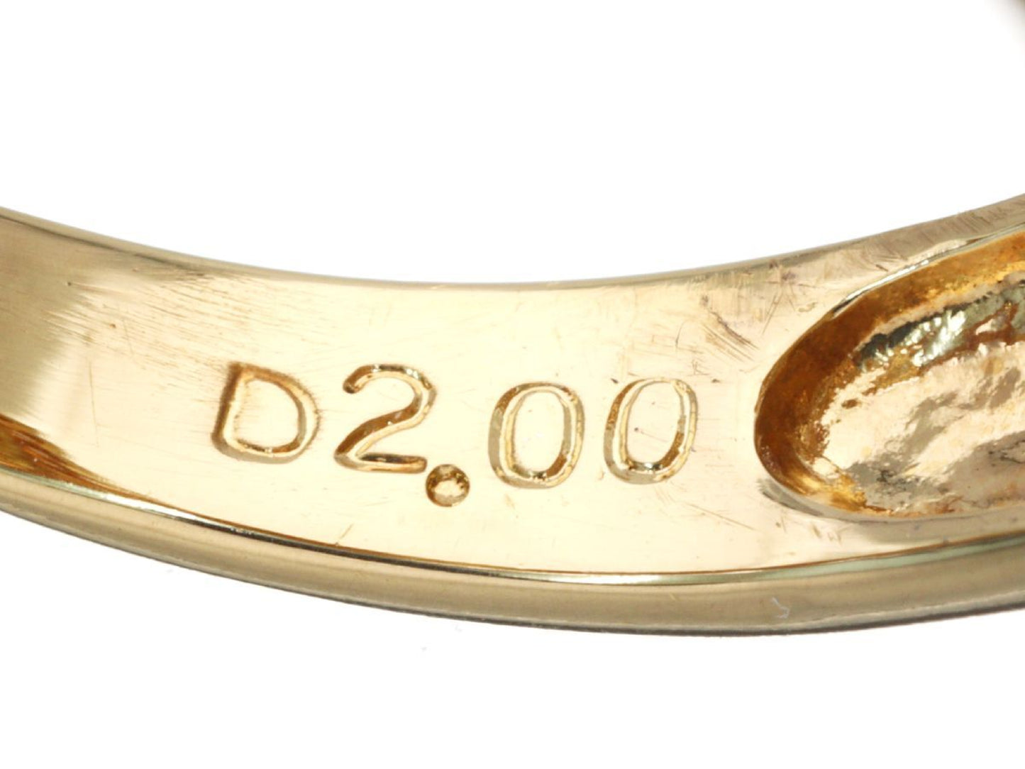 D2.00ct K18 8.1g Ring 