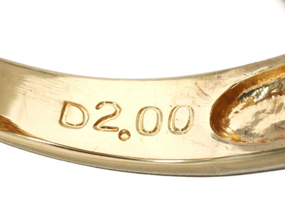 D2.00ct K18 8.1g Ring 