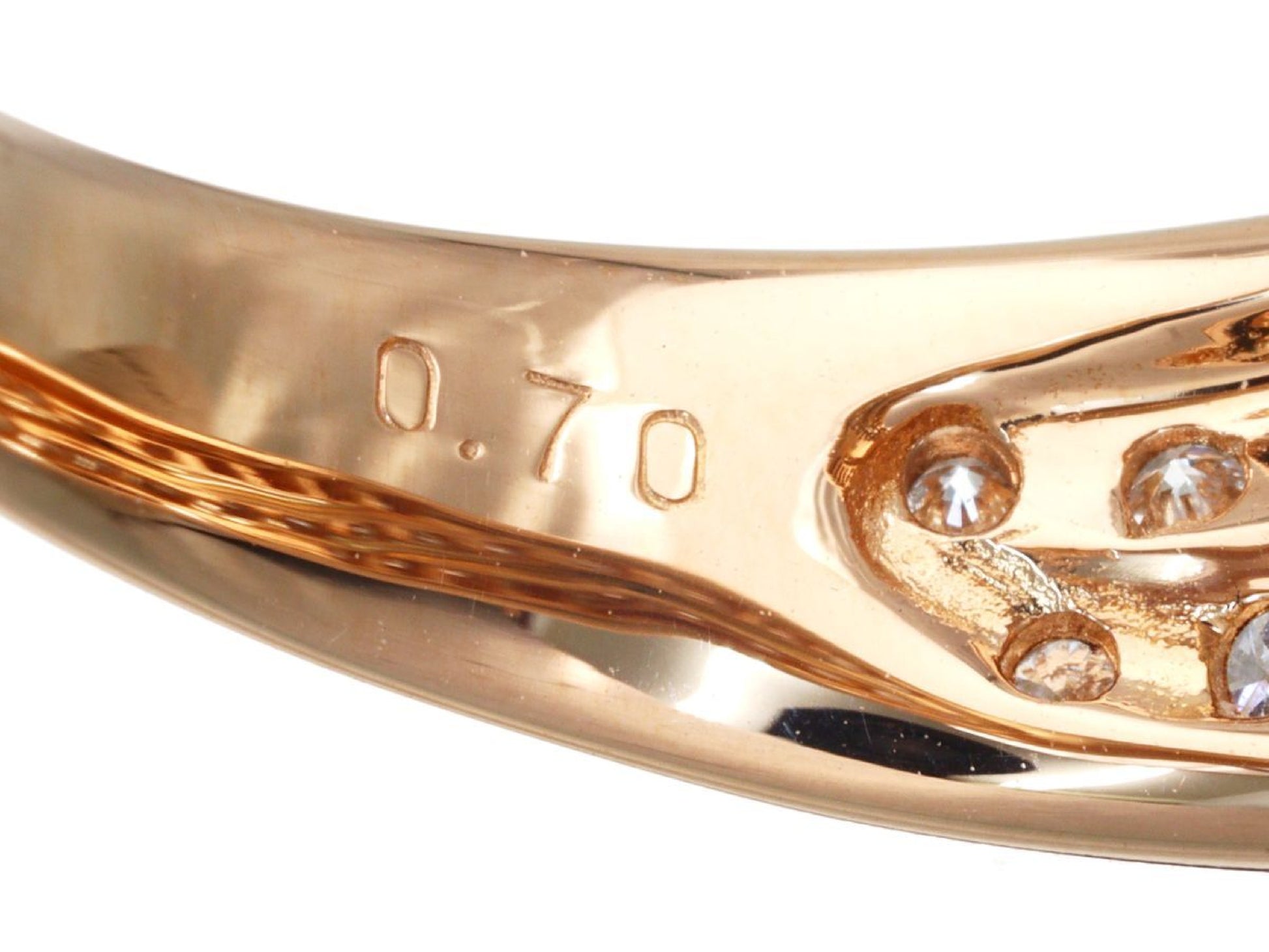 D0.70ct K18 5.9g Ring 