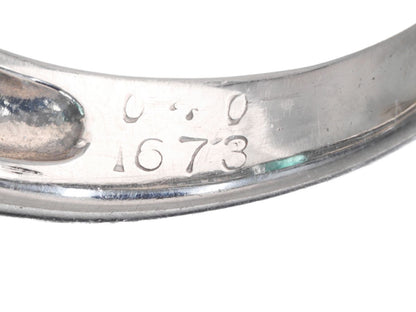 E1.673ct D0.40ct Pt900 7.1g Ring 