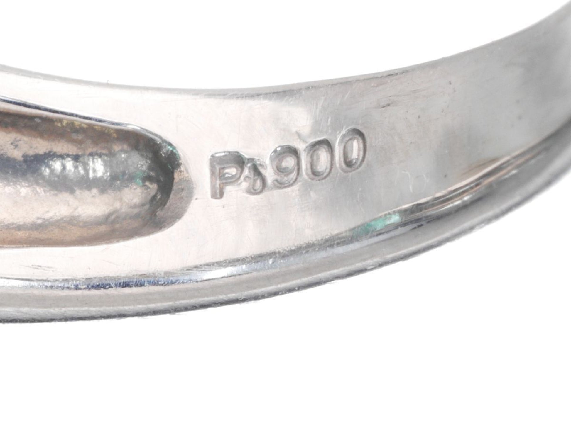 E1.673ct D0.40ct Pt900 7.1g Ring 