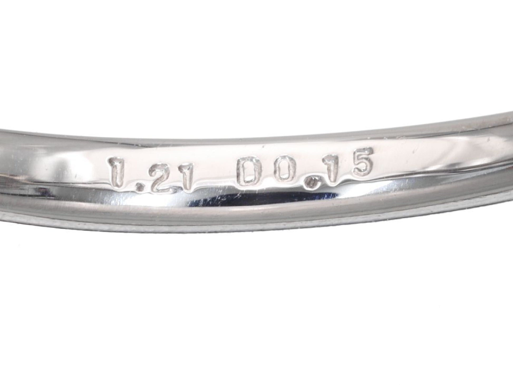 PS1.21ct D0.15ct Pt950 3.4g Ring 