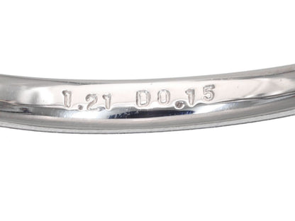 PS1.21ct D0.15ct Pt950 3.4g Ring 