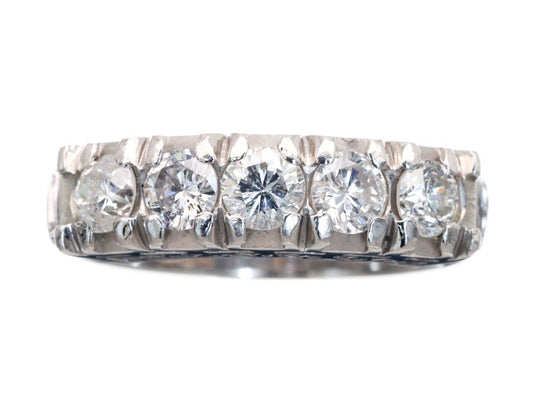 D1.00ct Pt900 6.8g Ring 