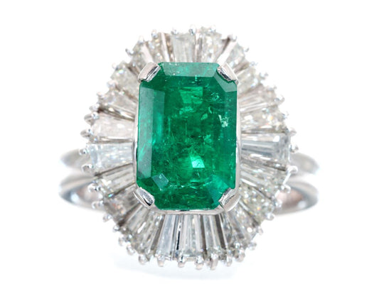E2.619ct Diamond Plat 10.2g Ring 