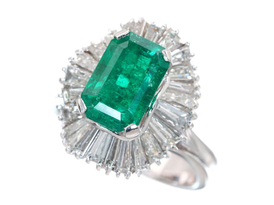 E2.619ct Diamond Plat 10.2g Ring 