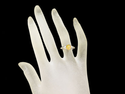 Mexican Opal D0.09ct Pt900 6.0g Ring 