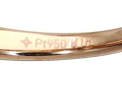 D0.30/0.18ct K18PG/PT950 3.3g Ring 