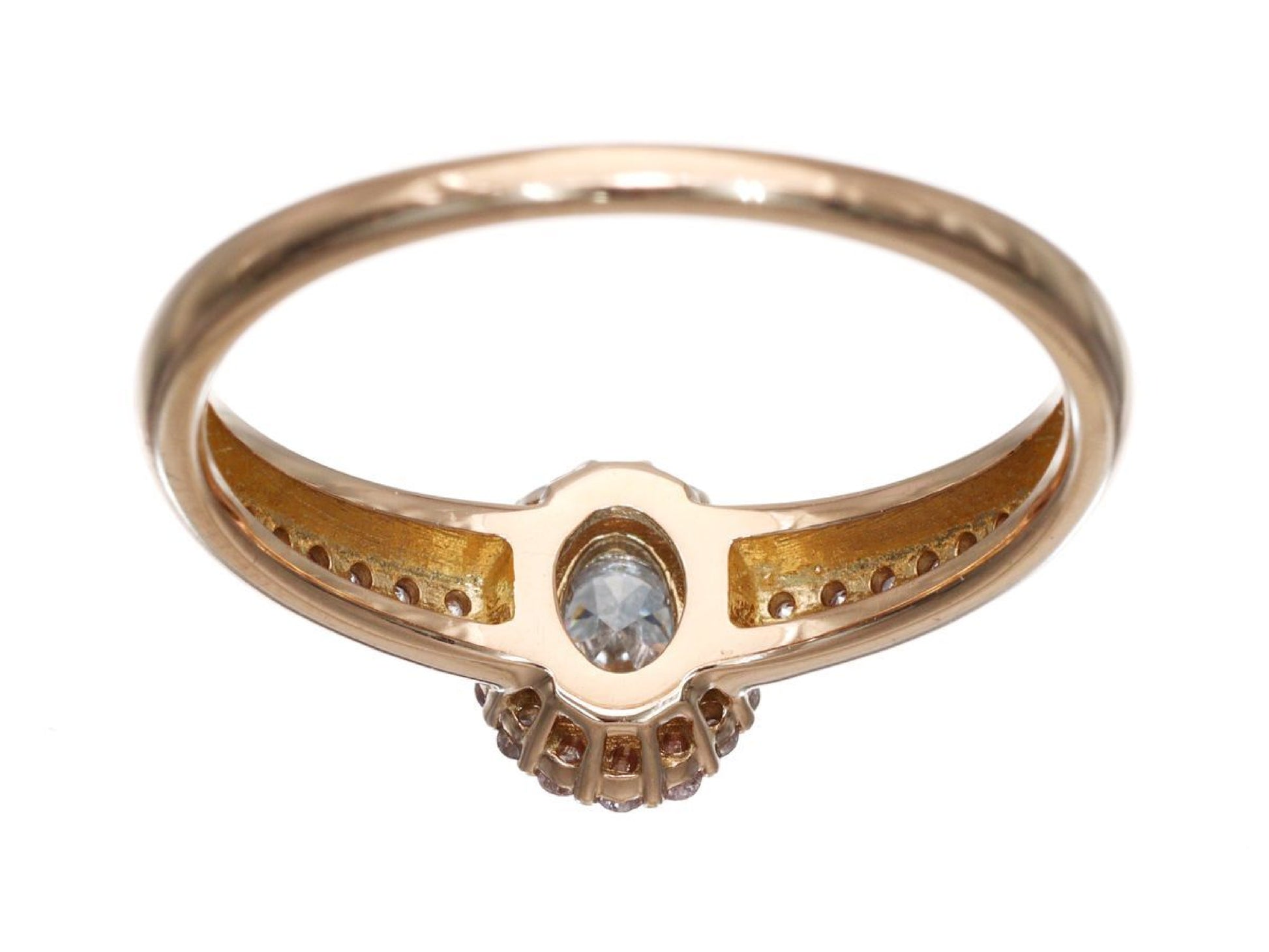 D0.30/0.18ct K18PG/PT950 3.3g Ring 