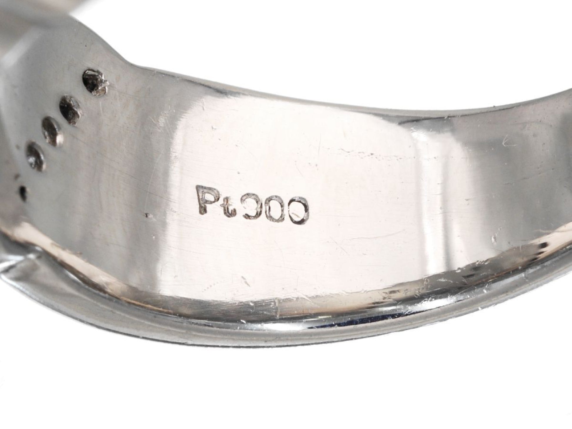 Coral D0.20ct Pt900 12.6g Ring 