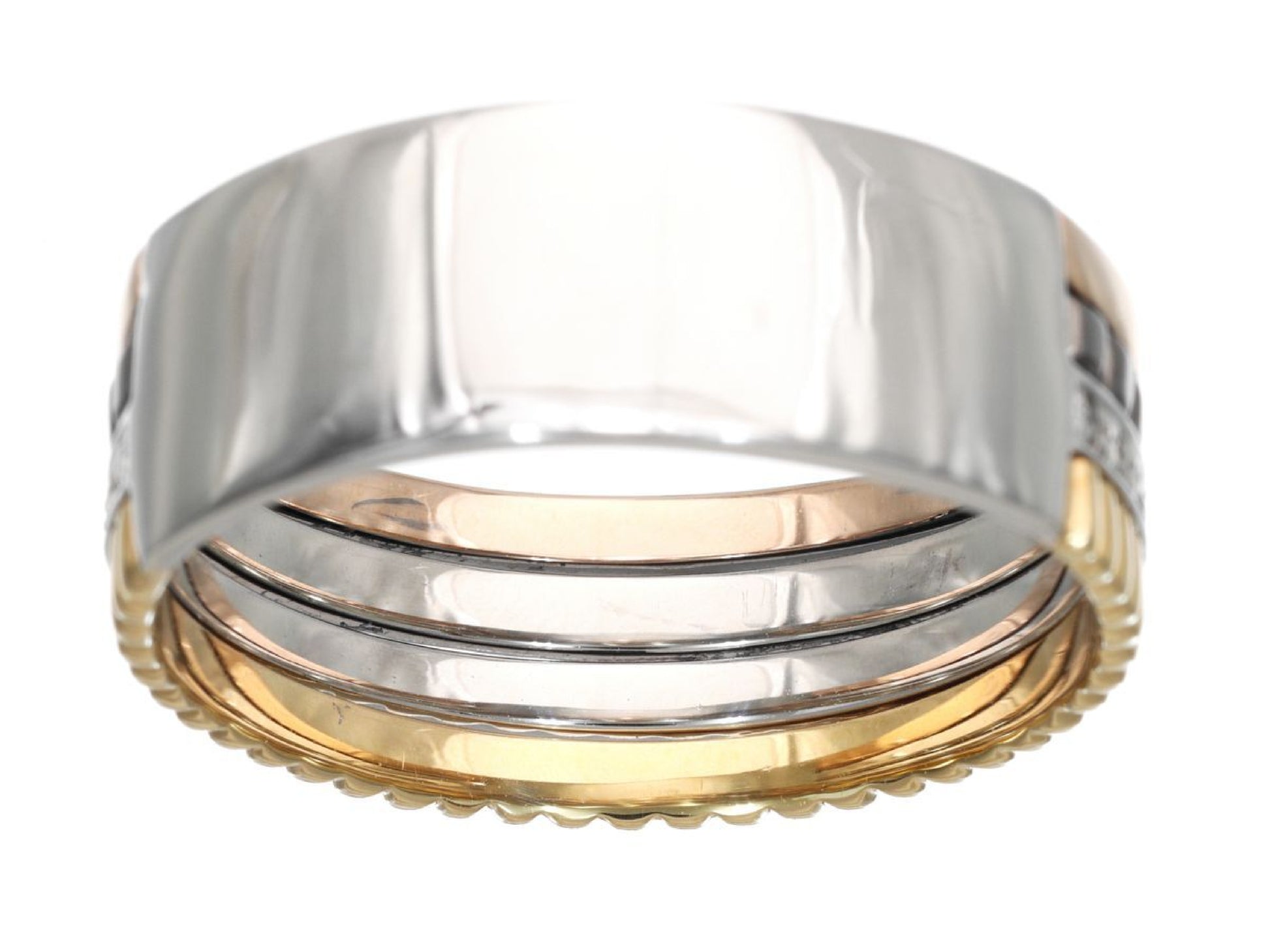 D0.13ct Pt950/K18 8.9g Ring 