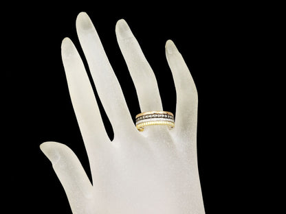 D0.13ct Pt950/K18 8.9g Ring 