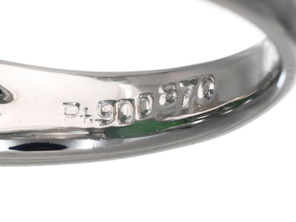 Jade 8.70ct D0.23ct Pt900 10.6g Ring 