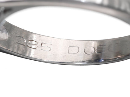 S2.95ct D0.66ct Pt900 8.0g Ring 