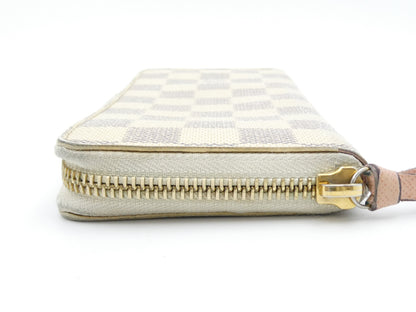 LOUIS VUITTON Damier Azur Portefeuille Clemence Wallet