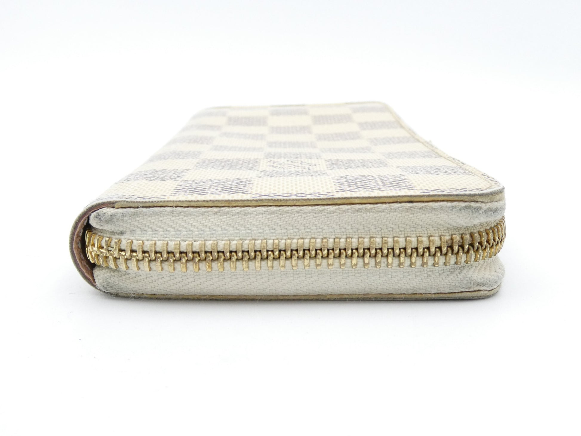 LOUIS VUITTON Damier Azur Portefeuille Clemence Wallet