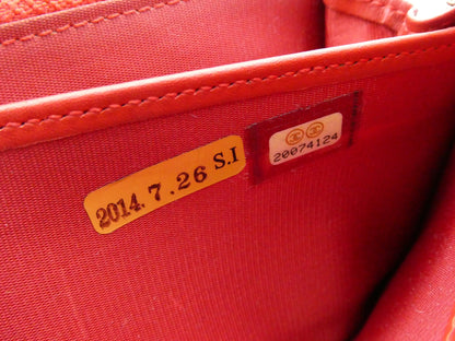 CHANEL Coco Mark Leather Stud Wallet