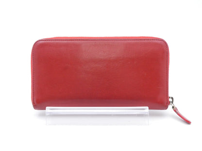 CHANEL Coco Mark Leather Stud Wallet