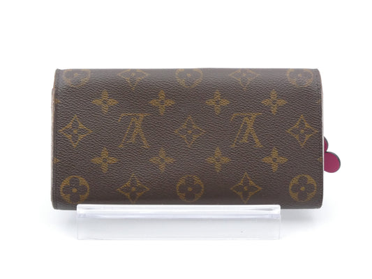 LOUIS VUITTON Monogram Portefeuille Emilie Flower Wallet