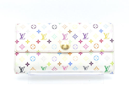 LOUIS VUITTON Monogram Multicolore Portefeuille Sarah Wallet