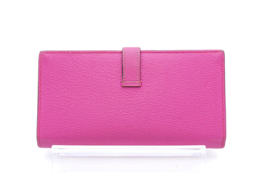 HERMES Bearn soufflé □L engraved wallet