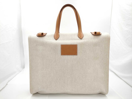 HERMES Cabas 50 R engraved tote bag