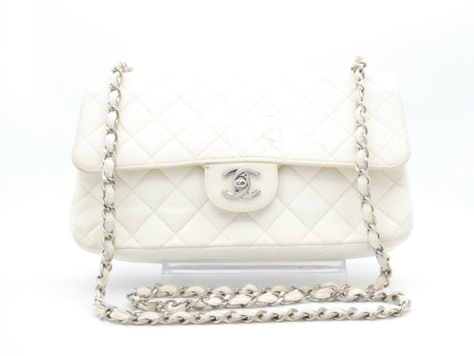 CHANEL Matelasse Coco Mark Canvas Chain Shoulder Bag