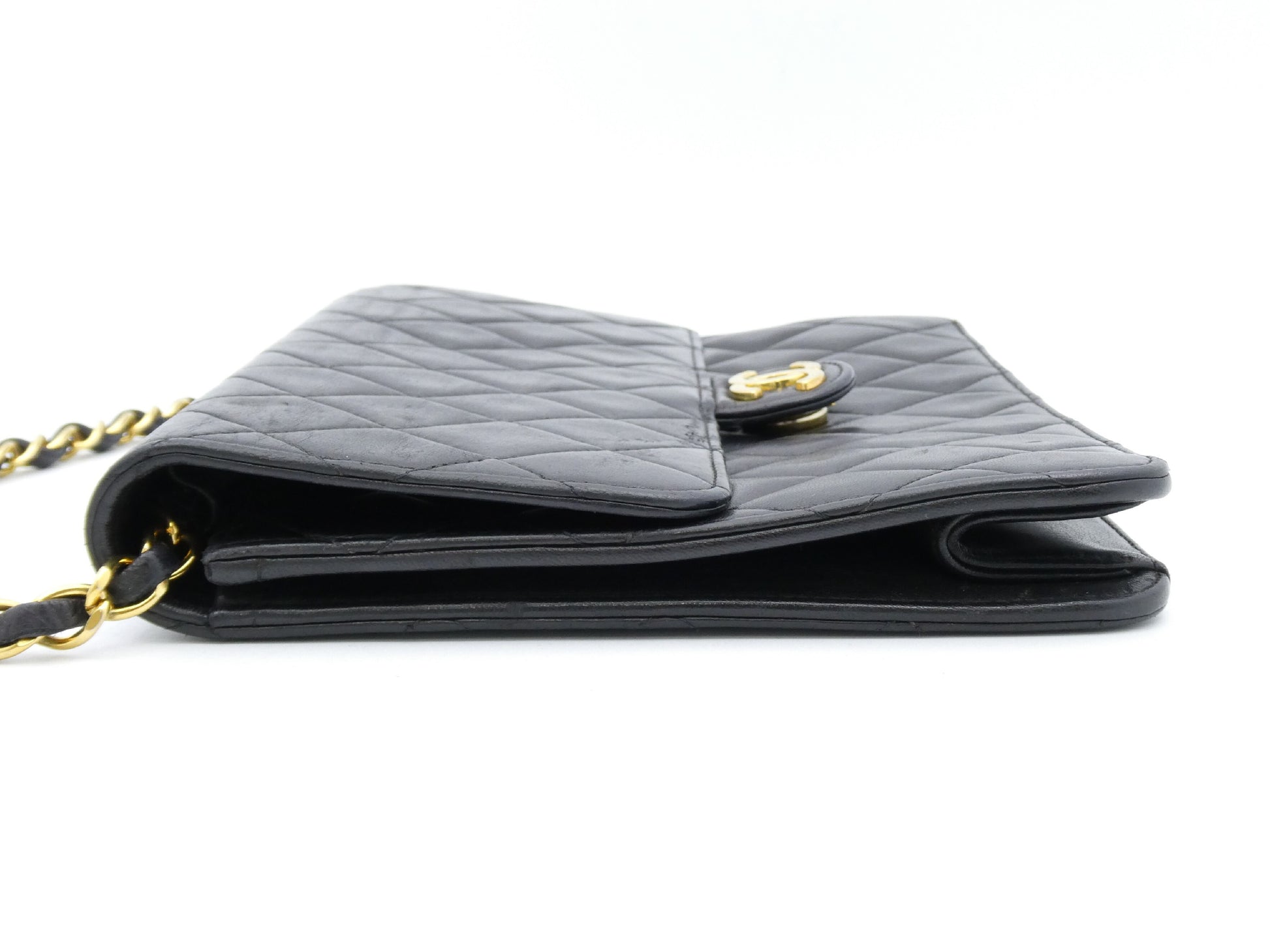 CHANEL Matelasse Coco Mark Push Lock Chain Shoulder Bag