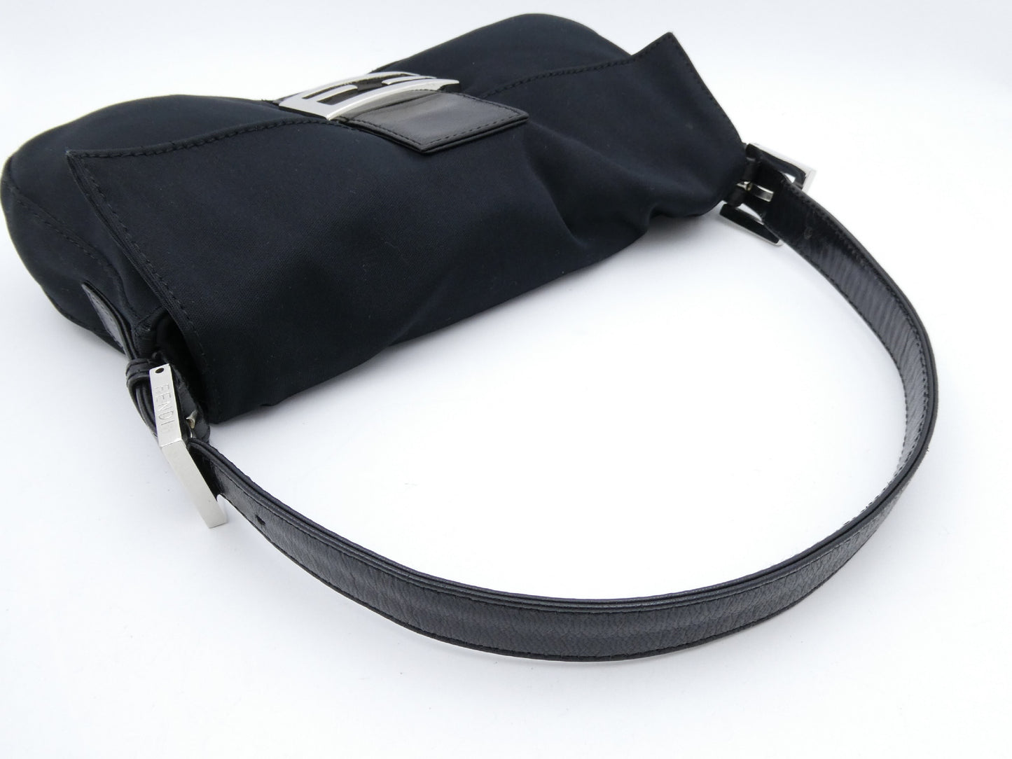 FENDI Mamma nylon and leather shoulder bag