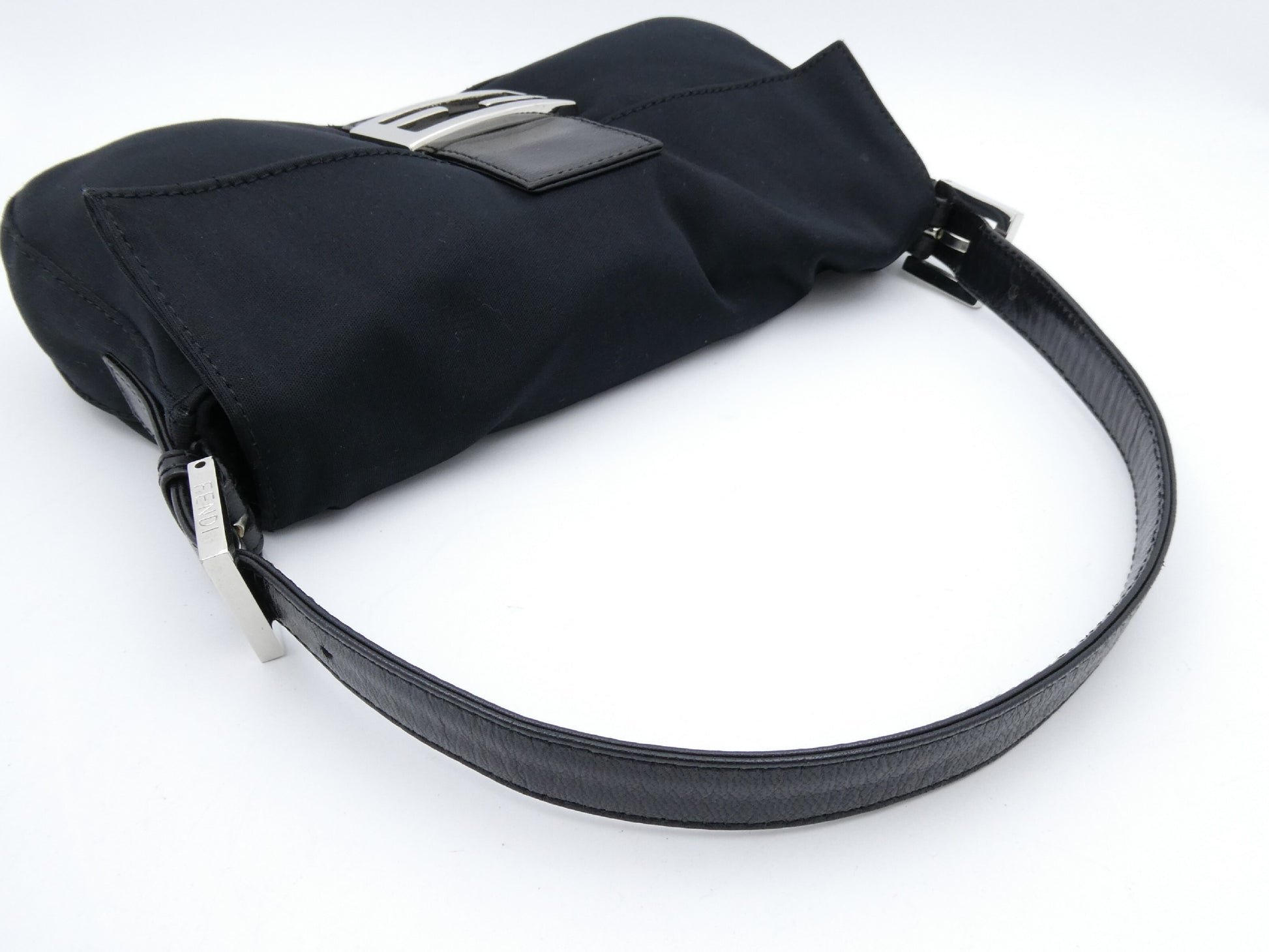 FENDI Mamma nylon and leather shoulder bag