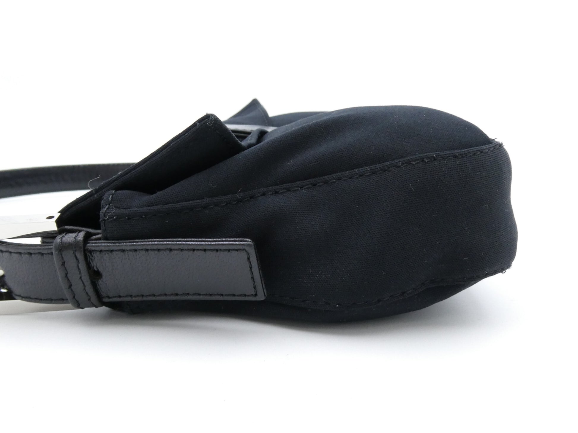 FENDI Mamma nylon and leather shoulder bag
