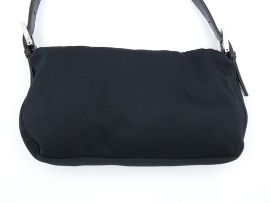 FENDI Mamma nylon and leather shoulder bag