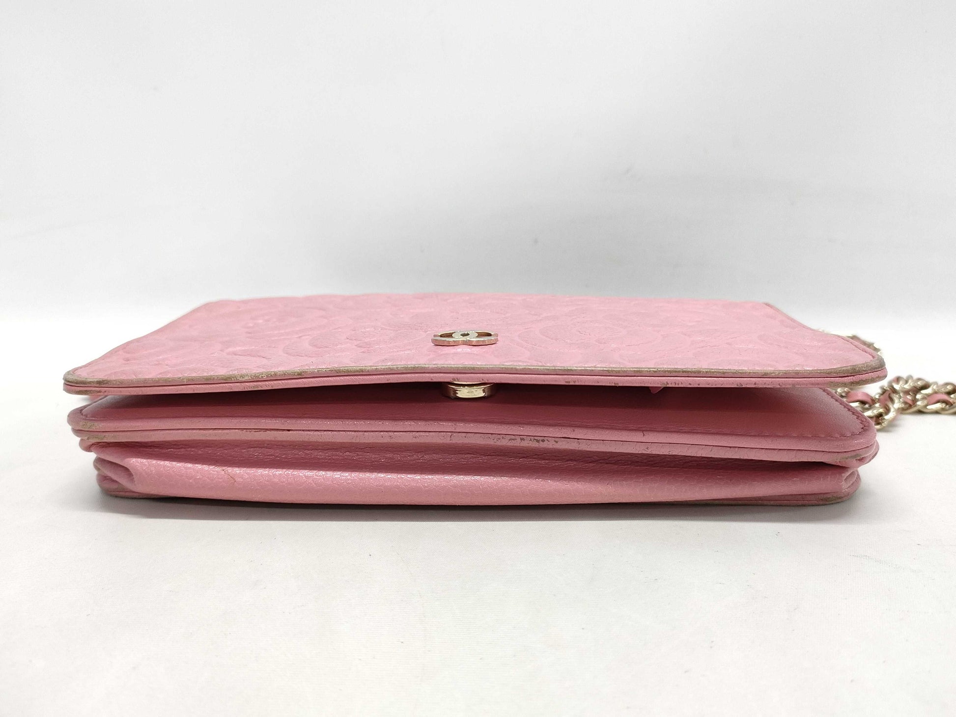 CHANEL Camellia Chain Shoulder Bag Wallet Shoulder Bag