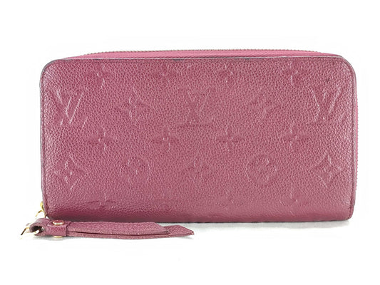 LOUIS VUITTON M60549 Monogram Empreinte Louis Vuitton M60549 Monogram Zippy Wallet