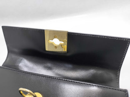 CELINE Gancini Leather Handbag