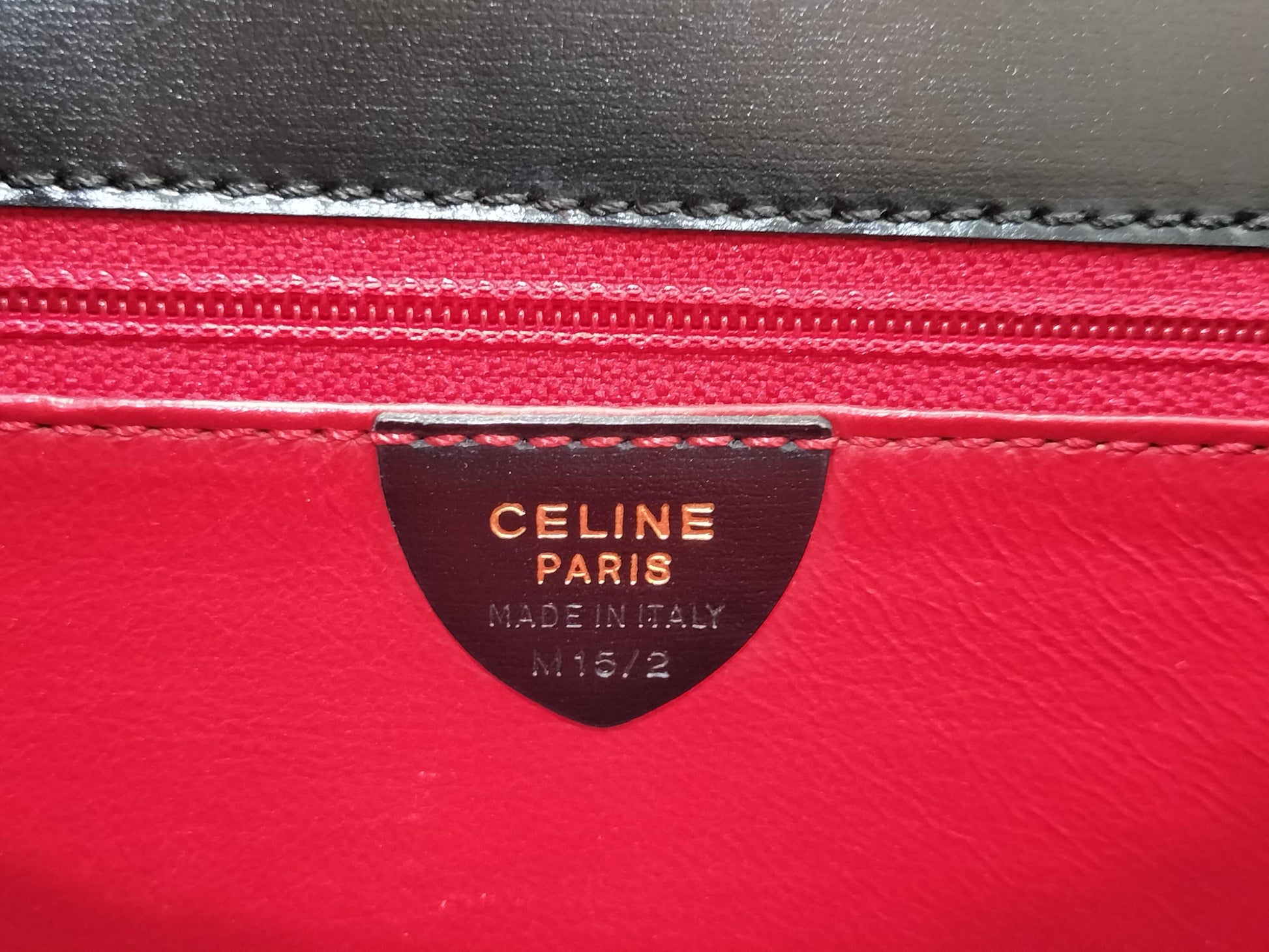 CELINE Gancini Leather Handbag