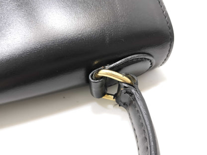 CELINE Gancini Leather Handbag