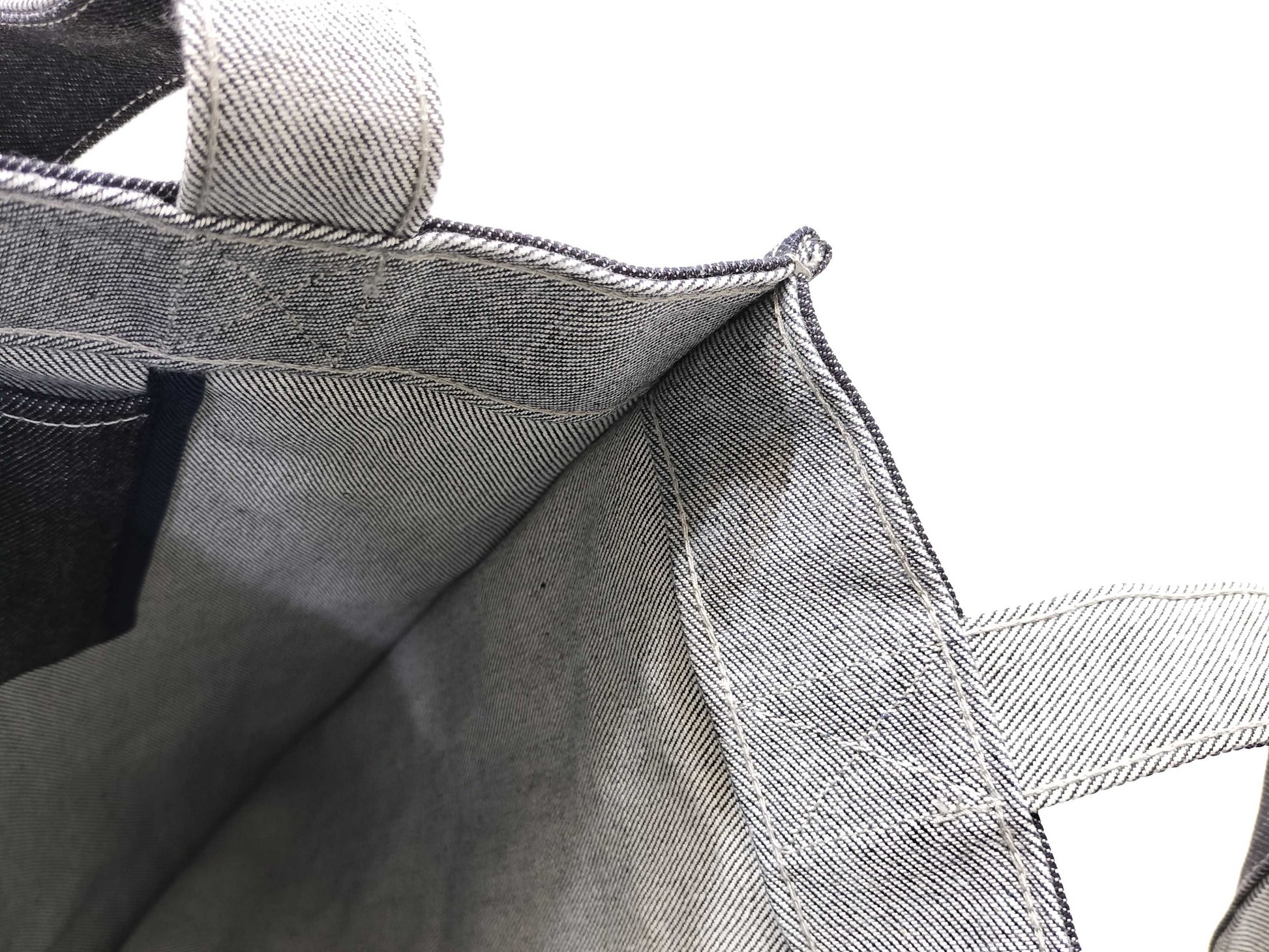 Tiffany & Co. Tiffany Logo Denim Tote Bag