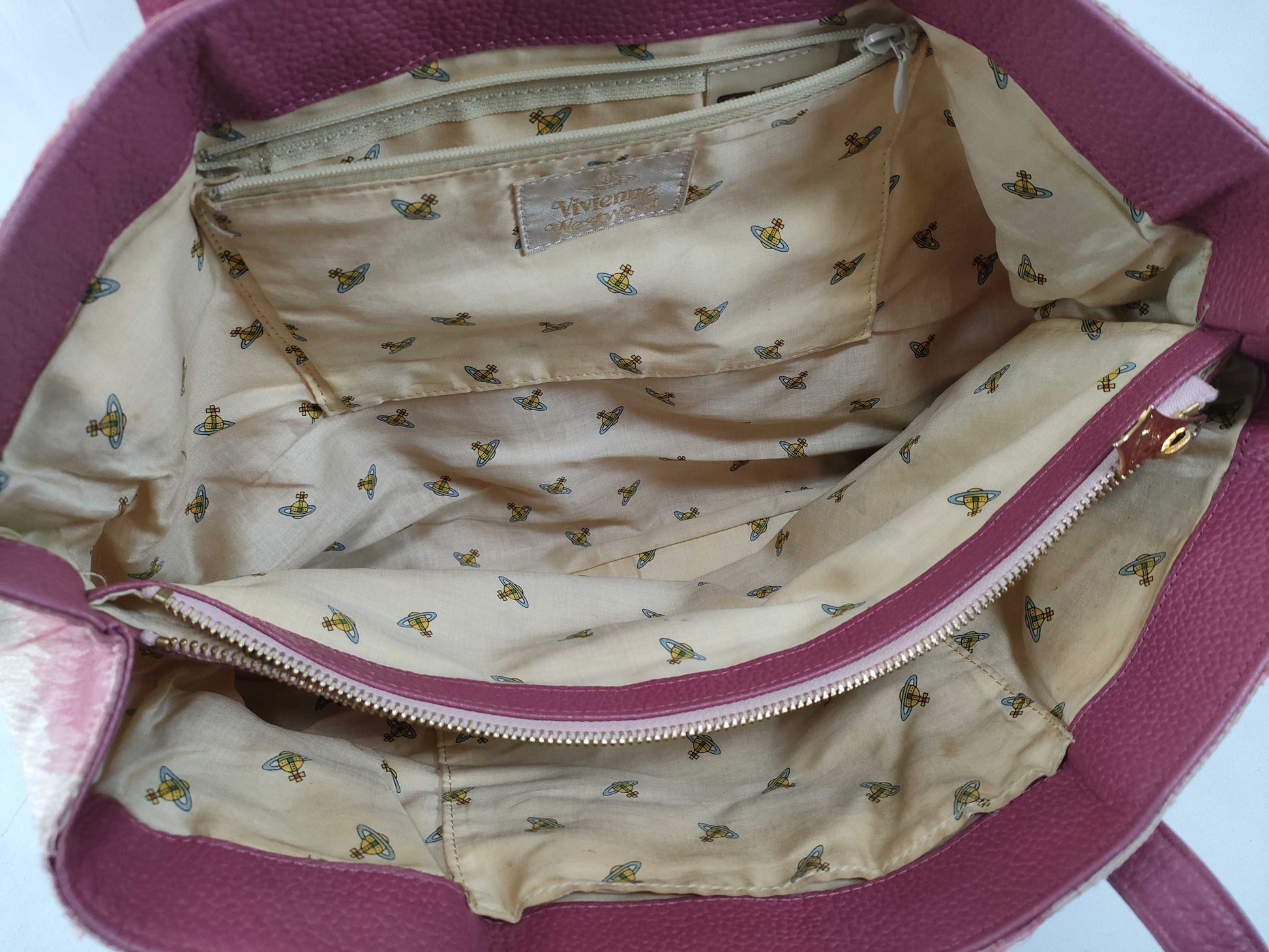 Vivienne Westwood Leopard Print Tote Bag