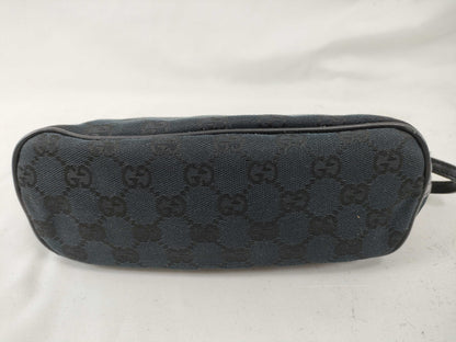 GUCCI GG Canvas GUCCI Gucci Accessory Pouch Canvas Leather Handbag