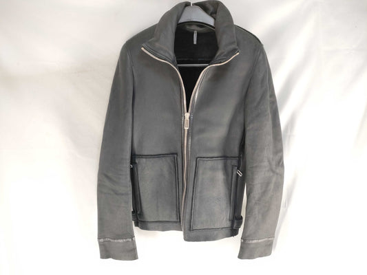 Dior Dior Homme 10AW Christmas Eve Real Mouton Single Rider Jacket