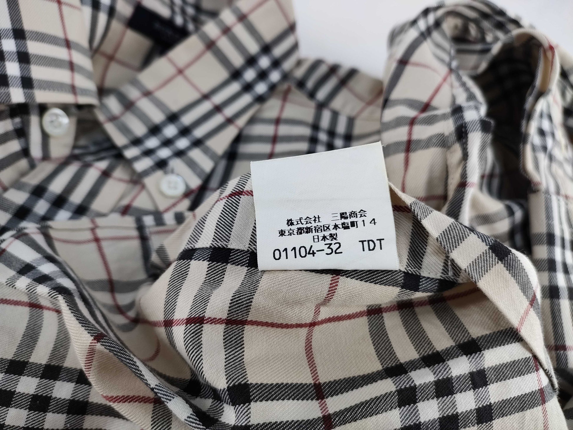 BURBERRY Nova Check Shirt Tops