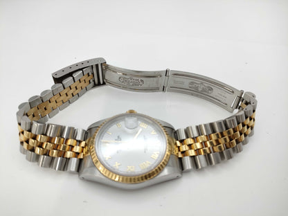ROLEX 16233 E480781 White Dial Boys' Watch