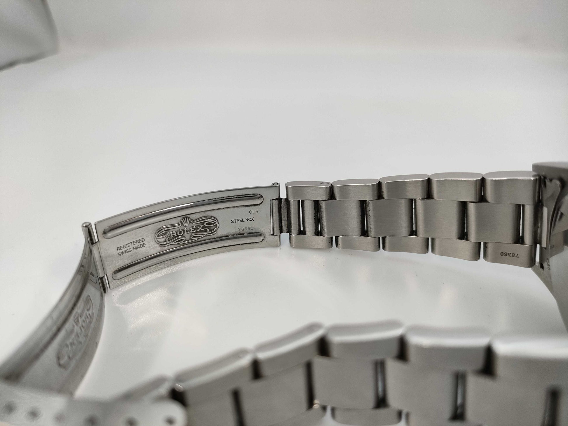 ROLEX 16200 F517473 Silver Roman Men's Watch