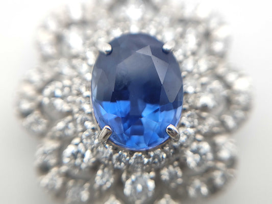 S1.740ct D1.29ct PT900 3.7g Pendant Top 