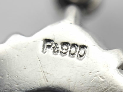 AX 2.194ct D 2.496ct/0.208ct PT900 6.3g Pendant Top 